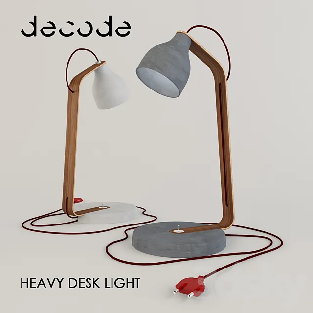 DECODE _ HEAVY DESK LIGHT 3DModel