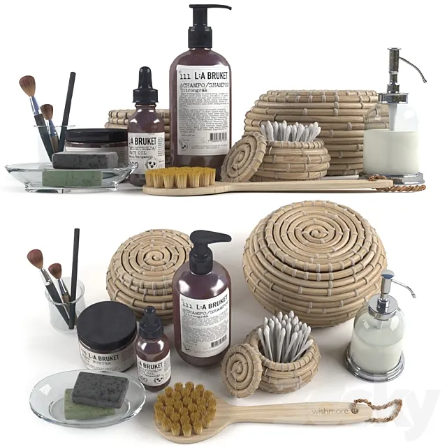 Decor bath set 3D Model