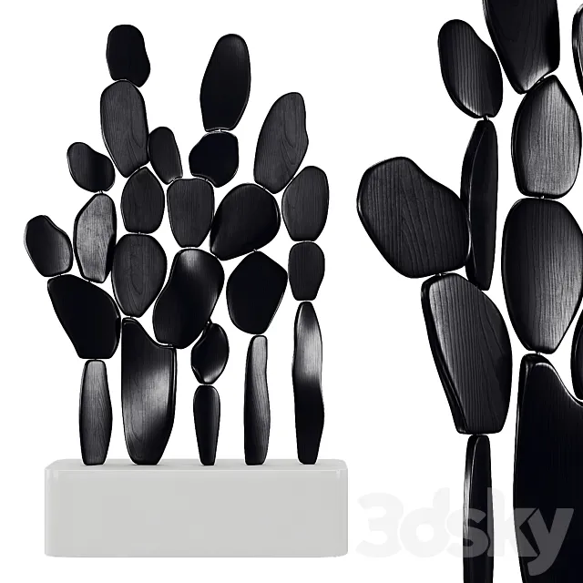 Decor Cacti 3D Model Decor Cacti 3D Model