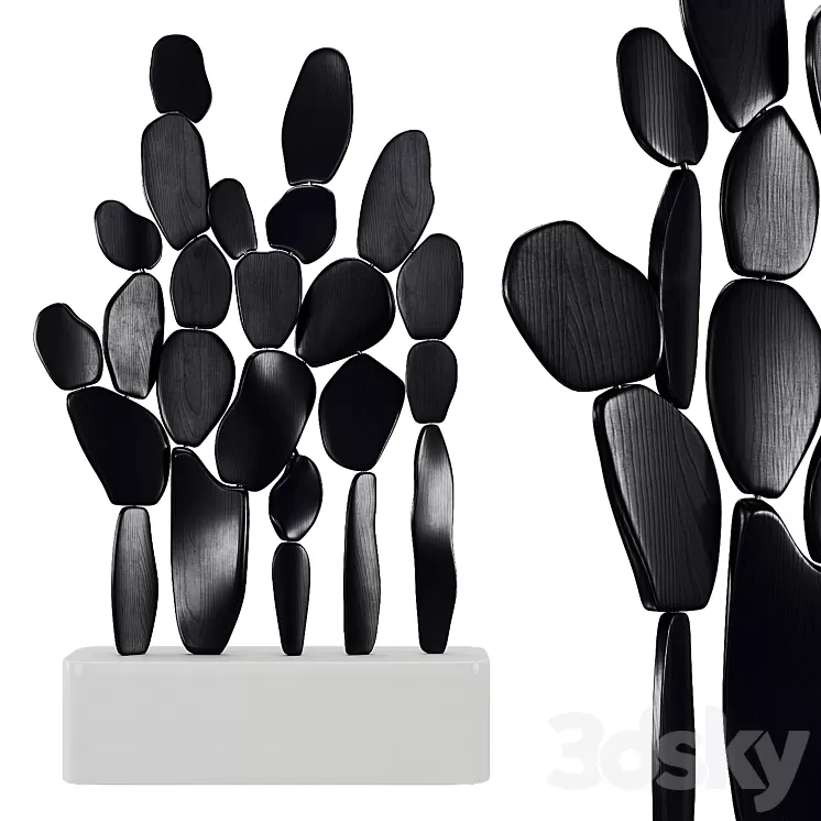 Decor Cacti 3D Model Free Download