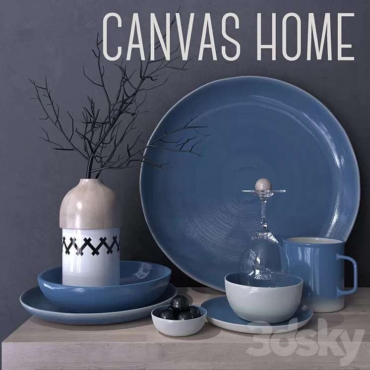 Decor Canvas Home 3D Model