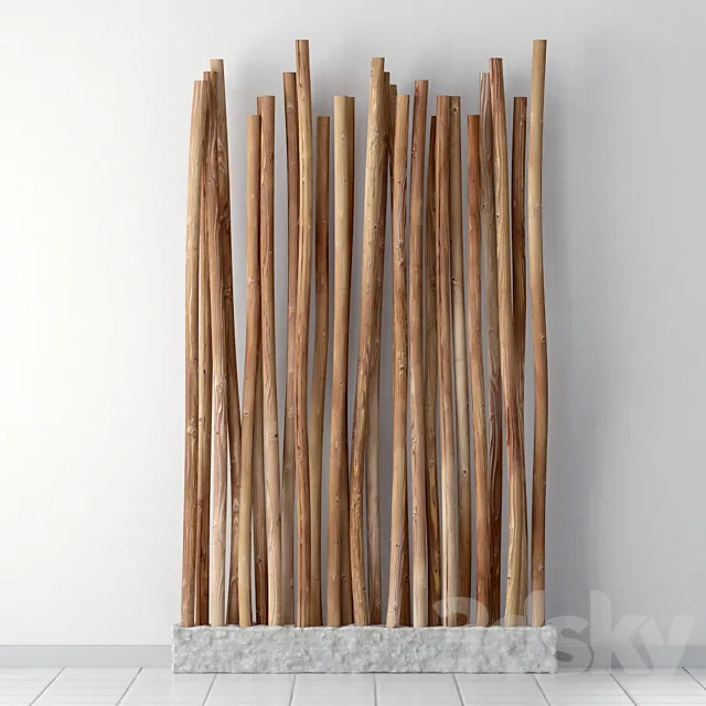 Decor dry dranches 3D Model Decor dry dranches 3D Model