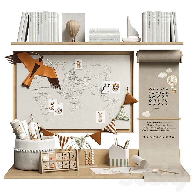 Decor for a children room | Journey 3D Model