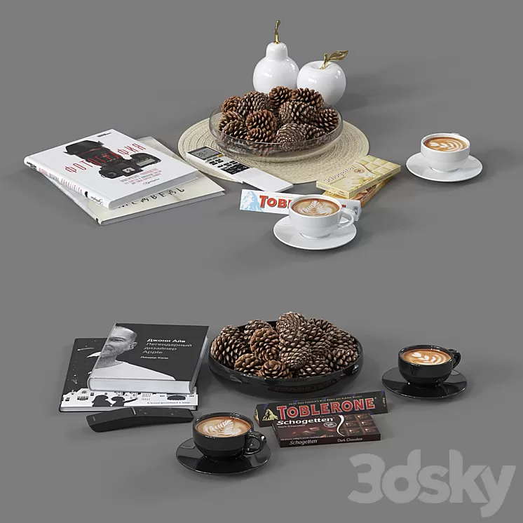 Decor for a coffee table. 3D Model