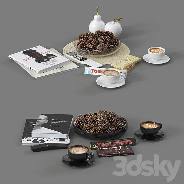 Decor for a coffee table. 3DModel Decor for a coffee table. 3DModel