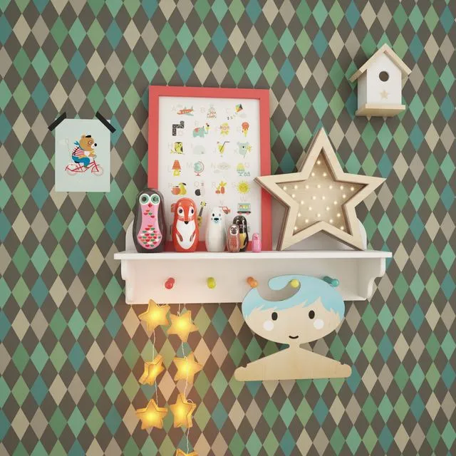 Decor for Baby Boy 3D Model Decor for Baby Boy 3D Model