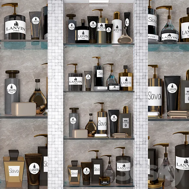 Decor for bathroom_03 3D Model