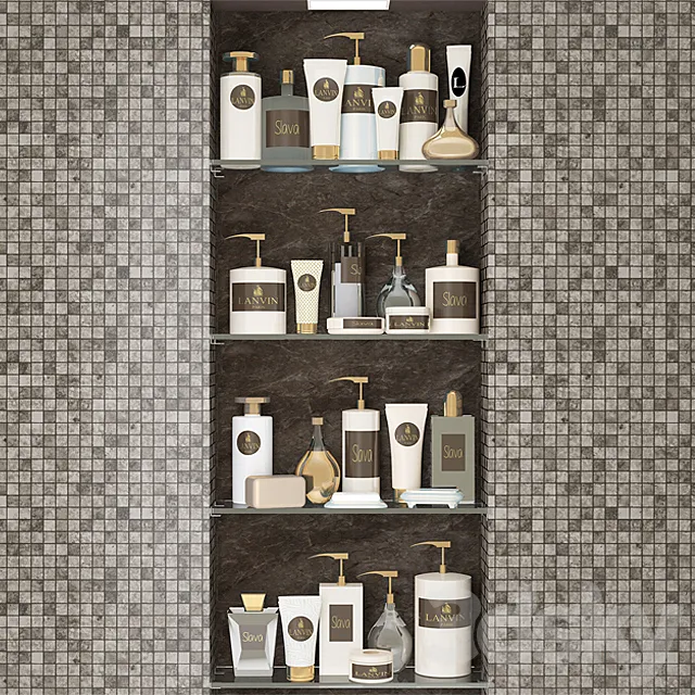 DECOR FOR BATHROOM_03 3D Model