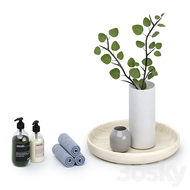 Decor for the bathroom 3D Model