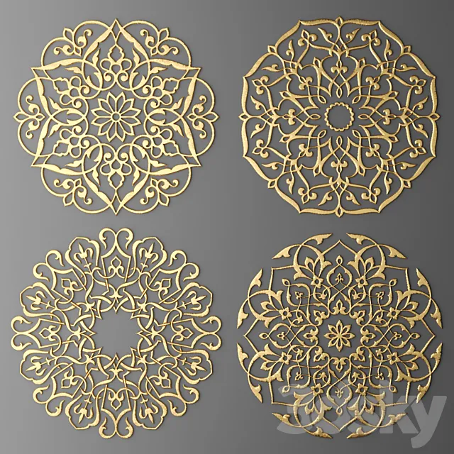 Decor for the ceiling. 3D Model Decor for the ceiling. 3D Model
