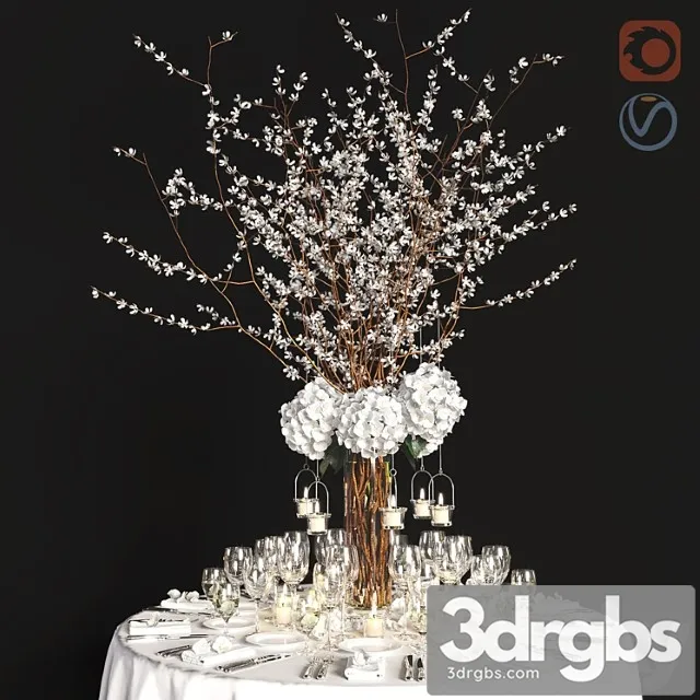 Decor for the festive table 3D Model Download