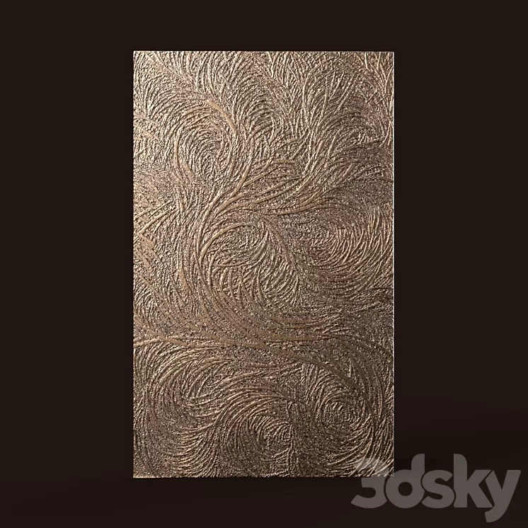Decor for wall 3d Panel 3D Model Decor for wall 3d Panel 3D Model