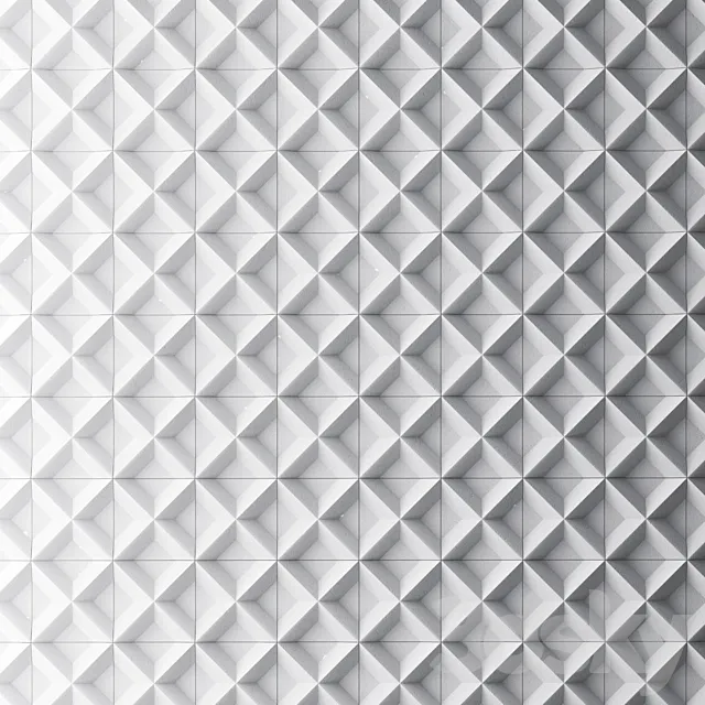 Decor for wall. 3D panel 3D Model