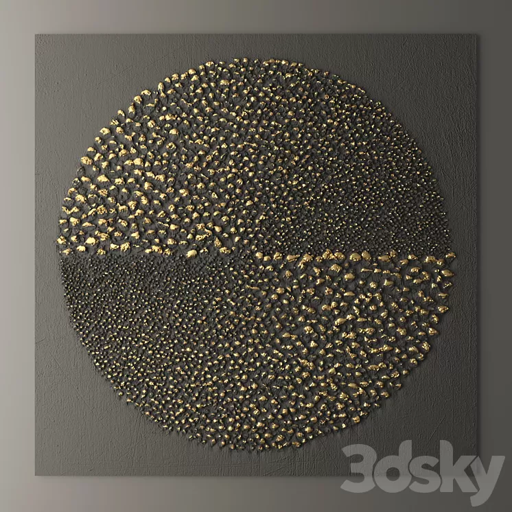 Decor for wall. Panel. 3D 3D Model Decor for wall. Panel. 3D 3D Model