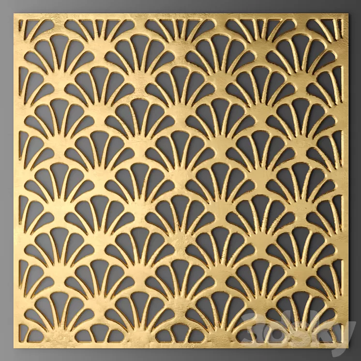 Decor for wall. Panel. 3D 3D Model