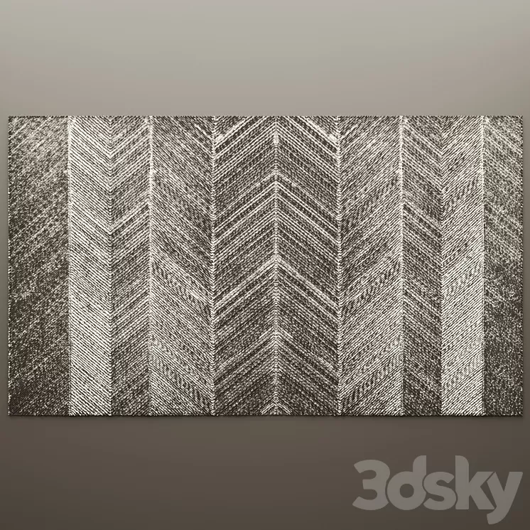 Decor for wall. Panel. 3D 3D Model