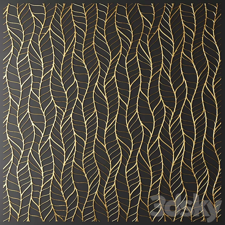 Decor for wall. Panel. 3D 3D Model Decor for wall. Panel. 3D 3D Model