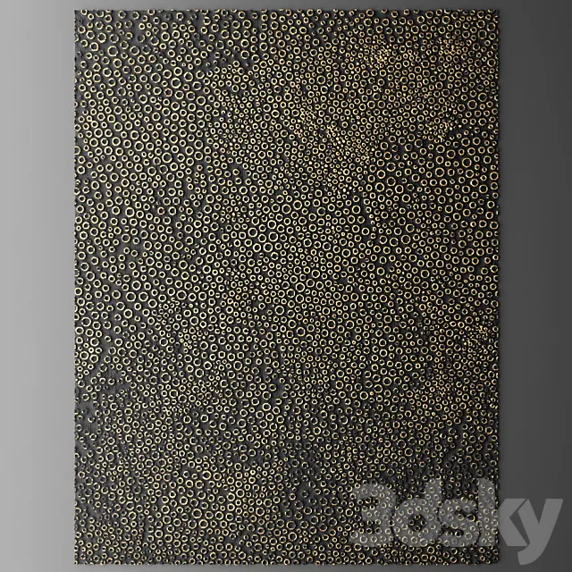 Decor for wall. Panel. 3D 3D Model Decor for wall. Panel. 3D 3D Model