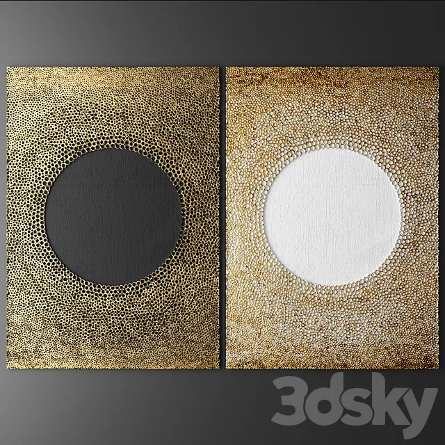 Decor for wall. Panel. 3D 3D Model Decor for wall. Panel. 3D 3D Model