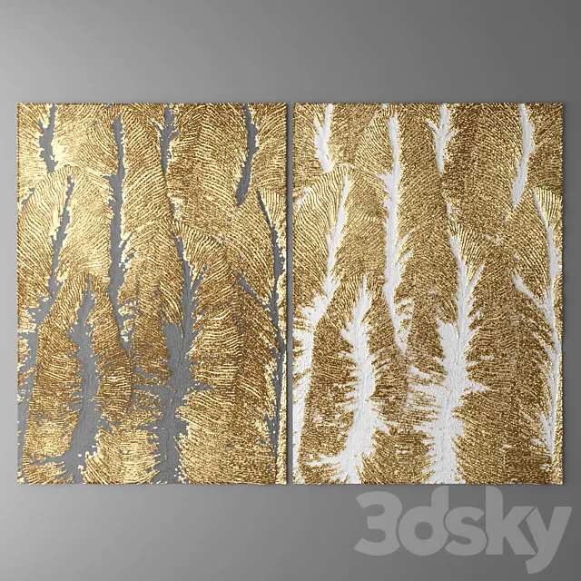 Decor for wall. Panel. 3D 3D Model Decor for wall. Panel. 3D 3D Model