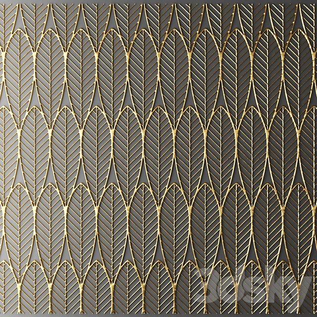 Decor for wall. Panel. 3D 3D Model Decor for wall. Panel. 3D 3D Model