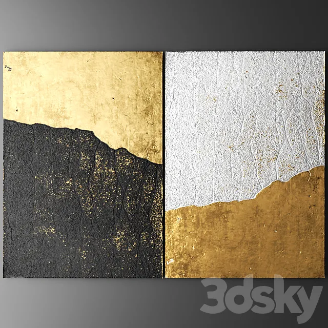 Decor for wall. Panel. 3D 3D Model Decor for wall. Panel. 3D 3D Model