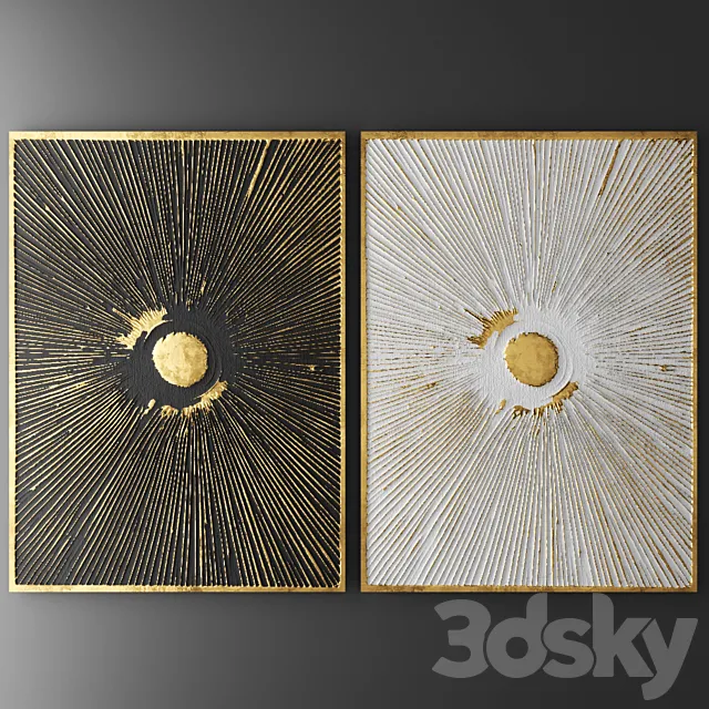 Decor for wall. Panel. 3D 3D Model Decor for wall. Panel. 3D 3D Model