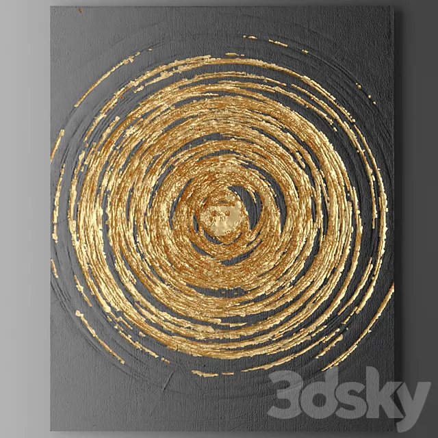 Decor for wall. Panel. 3D 3D Model Decor for wall. Panel. 3D 3D Model