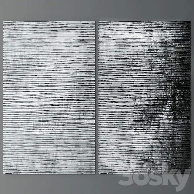 Decor for wall. Panel. 3D 3D Model Decor for wall. Panel. 3D 3D Model