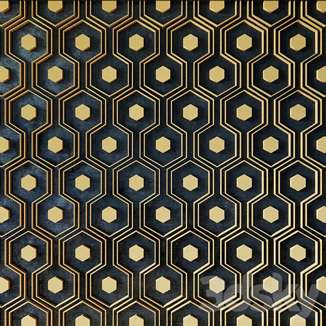 Decor for wall. Panel. 3D 3DModel Decor for wall. Panel. 3D 3DModel