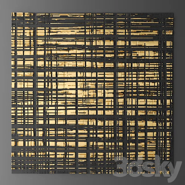 Decor for wall. Panel. 3D 3DModel Decor for wall. Panel. 3D 3DModel