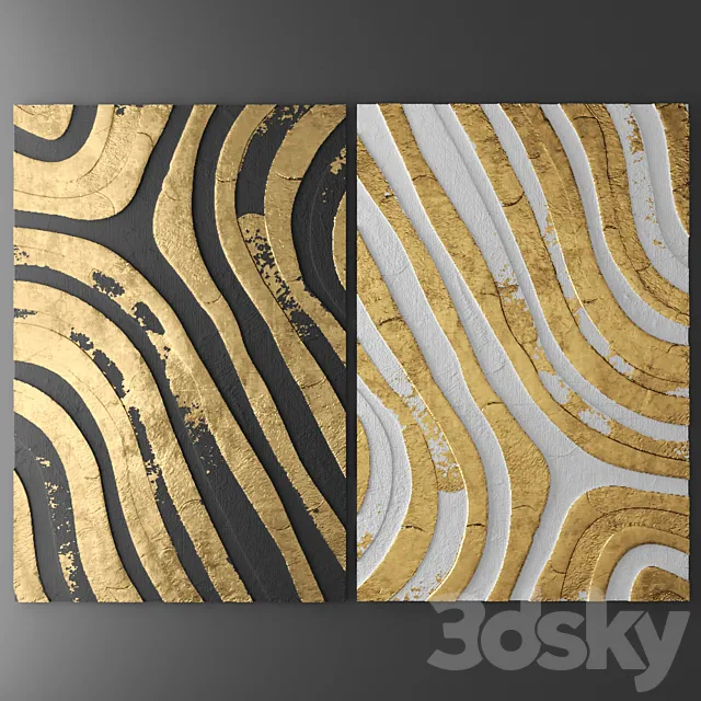 Decor for wall. Panel. 3D 3DModel Decor for wall. Panel. 3D 3DModel