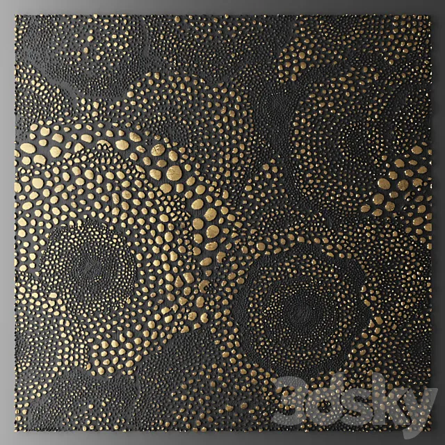 Decor for wall. Panel. 3D 3DModel Decor for wall. Panel. 3D 3DModel