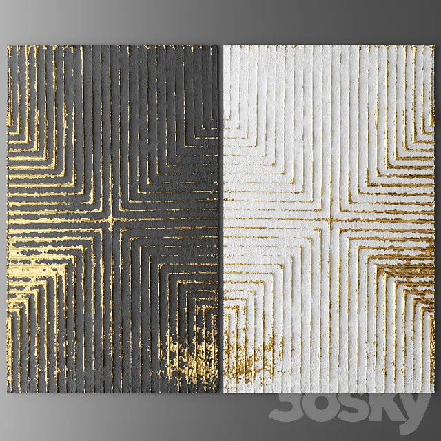 Decor for wall. Panel. 3D 3DModel Decor for wall. Panel. 3D 3DModel