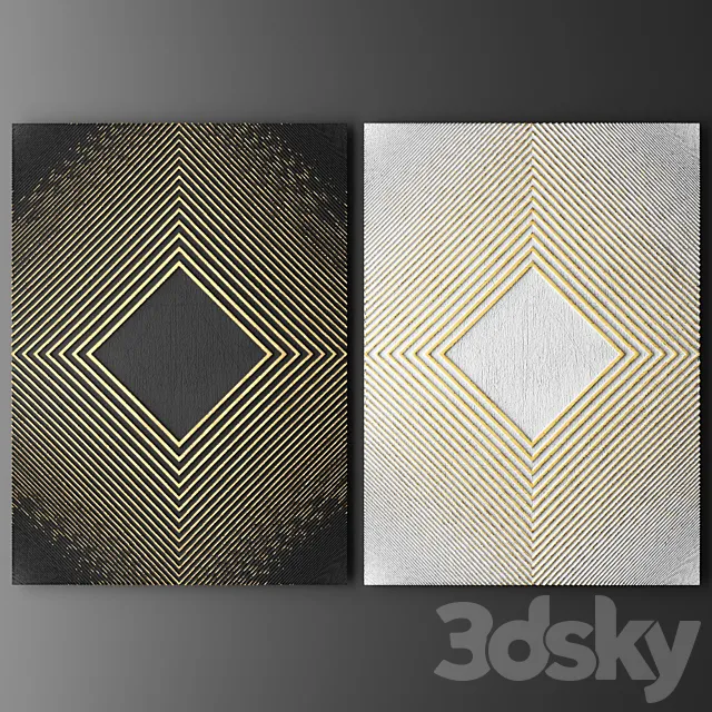 Decor for wall. Panel. 3D 3DModel Decor for wall. Panel. 3D 3DModel