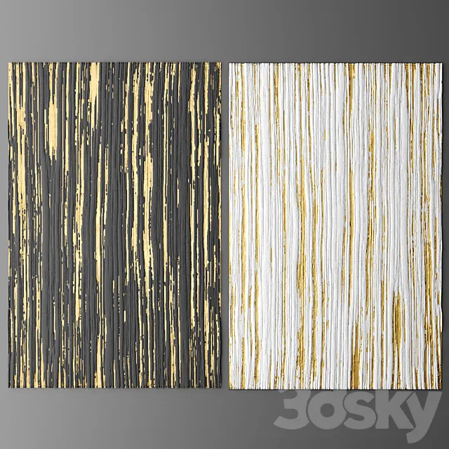 Decor For Wall. Panel. 3d 3dmodel - 3dsky Decor Helper