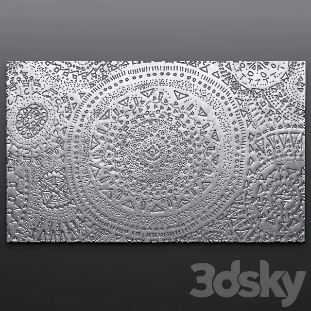 Decor for wall. Panel. 3D 3DModel Decor for wall. Panel. 3D 3DModel