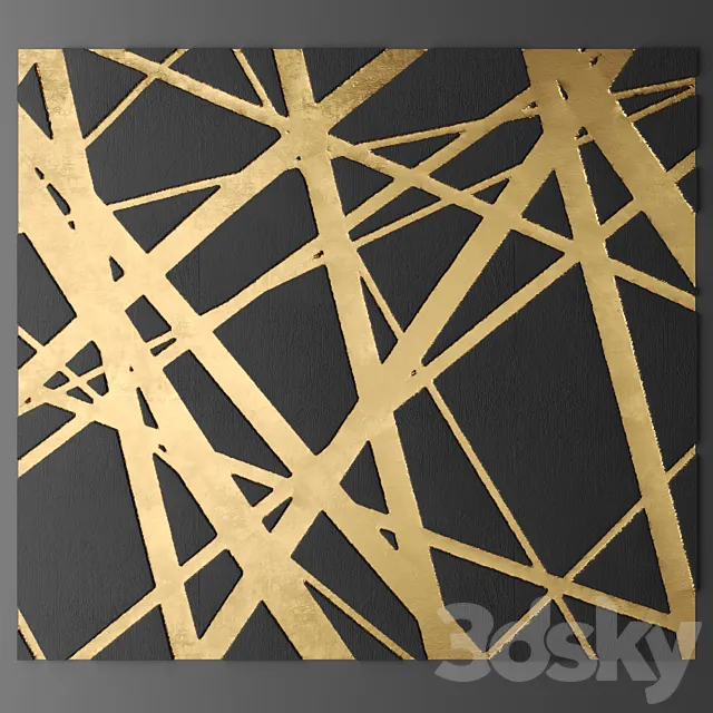 Decor for wall. Panel. 3D 3DModel Decor for wall. Panel. 3D 3DModel