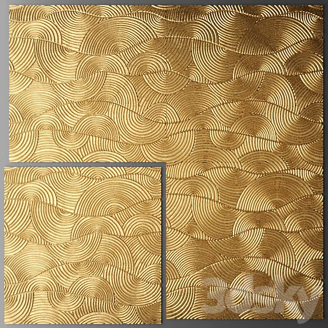 Decor for wall. Panel. 3D 3D Model Decor for wall. Panel. 3D 3D Model