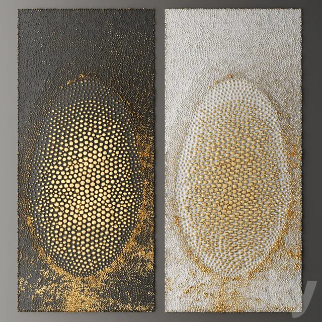 Decor for wall. Panel. 3D 3D Model Decor for wall. Panel. 3D 3D Model