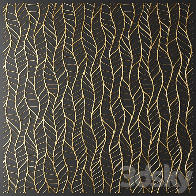 Decor for wall. Panel. 3D 3DModel Decor for wall. Panel. 3D 3DModel