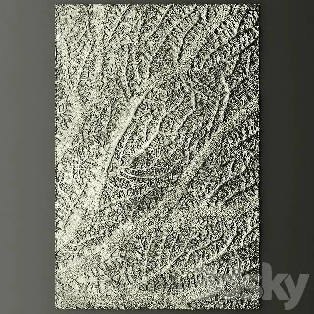 Decor for wall. Panel. 3D Model Decor for wall. Panel. 3D Model