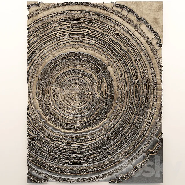 Decor for wall. Panel. 3D Model