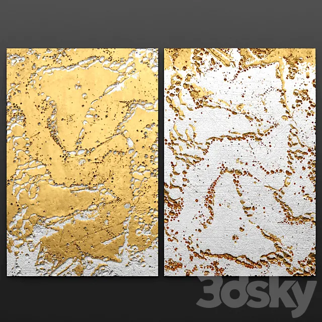 Decor for wall. Panel. 3D Model Decor for wall. Panel. 3D Model