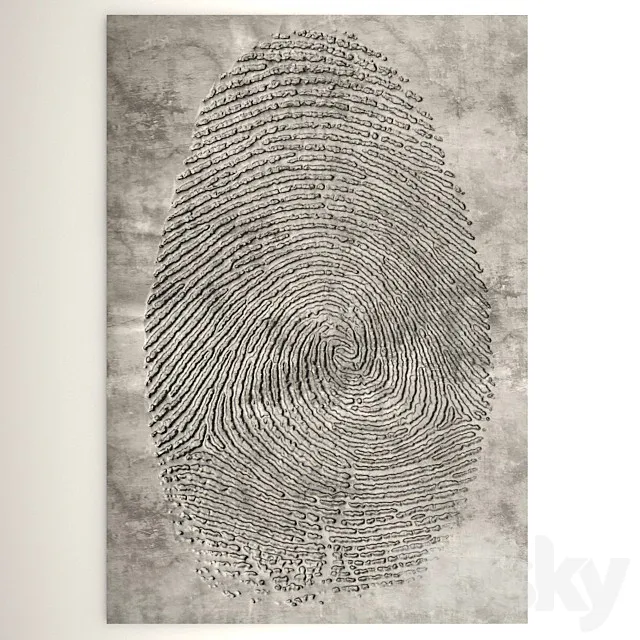 Decor for wall. Panel. 3D Model Decor for wall. Panel. 3D Model