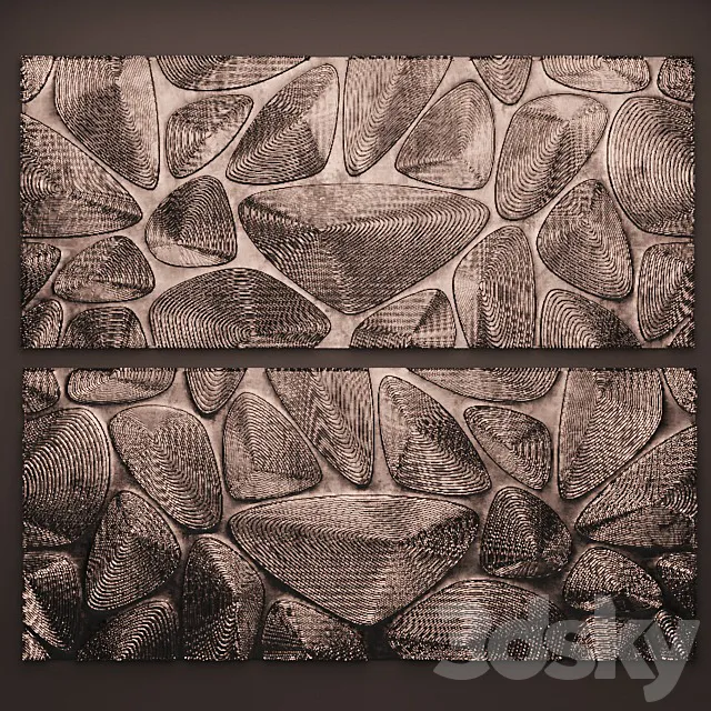 Decor for wall. Panel. 3D Model