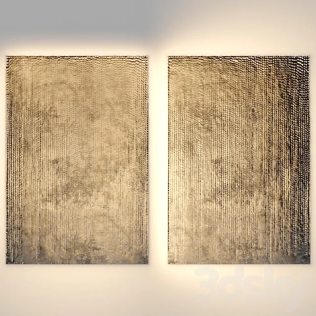 Decor for wall. Panel. 3D Model