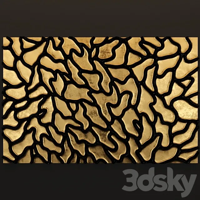 Decor for wall. Panel. 3D Model Decor for wall. Panel. 3D Model