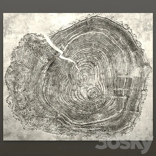 Decor for wall. Panel. 3D Model Decor for wall. Panel. 3D Model