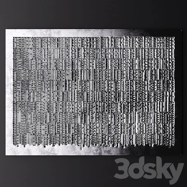 Decor for wall. Panel. 3D Model